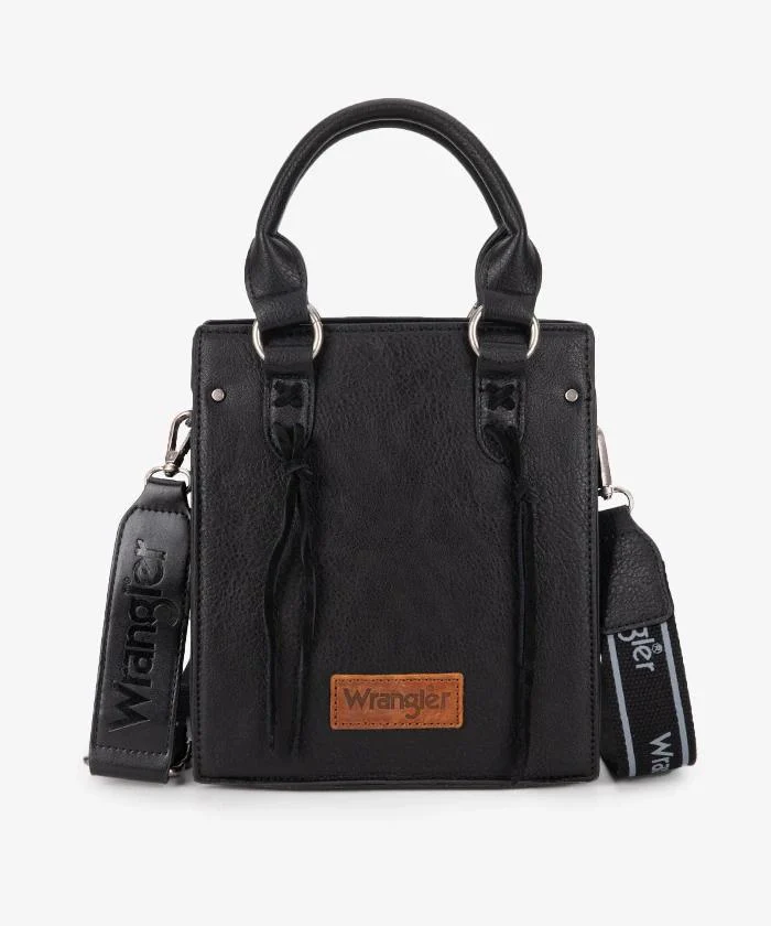 Montana West Wrangler Leather Tassels Crossbody Bag - Image 5