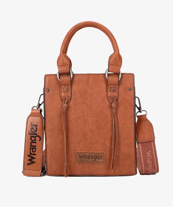 Montana West Wrangler Leather Tassels Crossbody Bag - Image 6