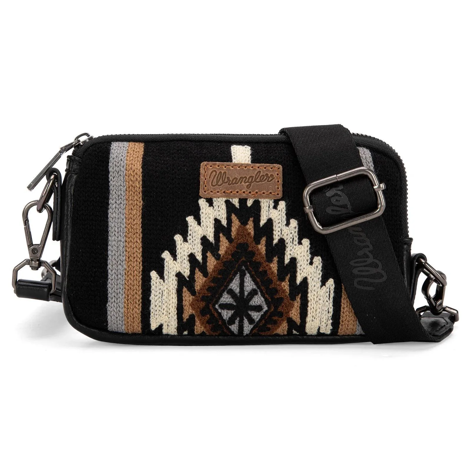 Montana West Wrangler Southwestern Knitted Mini Crossbody/Wallet - Image 3