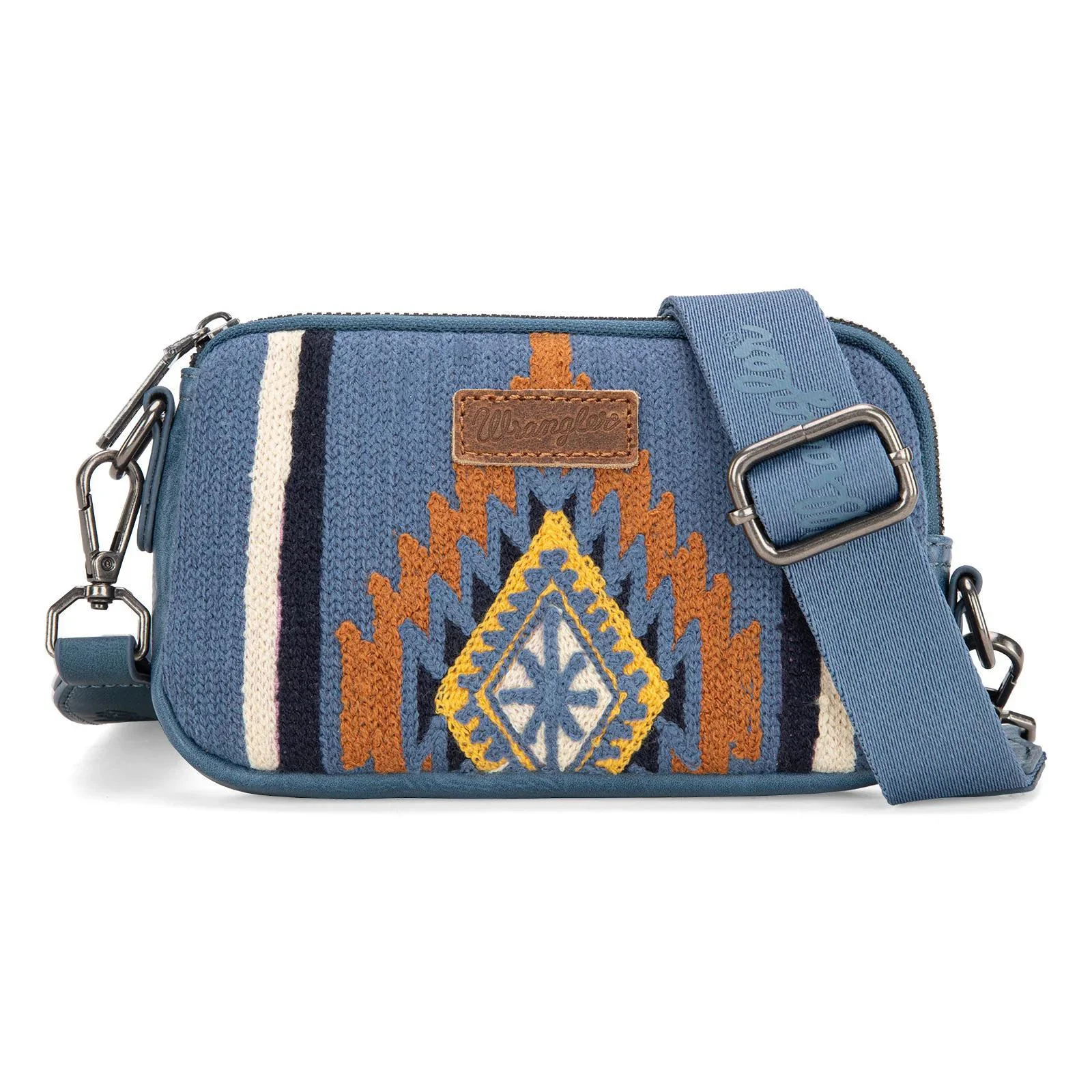 Montana West Wrangler Southwestern Knitted Mini Crossbody/Wallet - Image 7