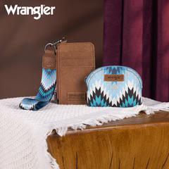 Montana West Wrangler Southwestern Art Print Dual Pouch Wristlet - Image 4
