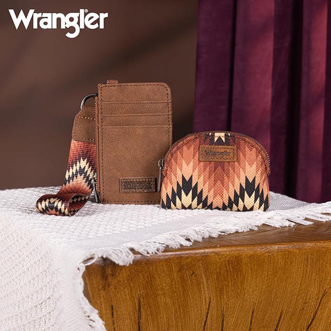 Montana West Wrangler Southwestern Art Print Dual Pouch Wristlet - Image 6