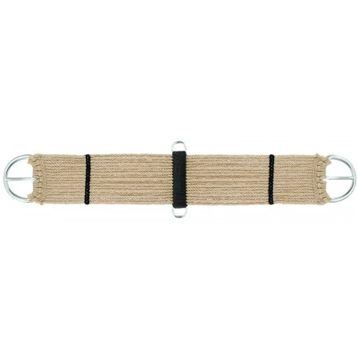 MUSTANG 15-STRAND MOHAIR BLEND BLACK NYLON PONY CINCH
