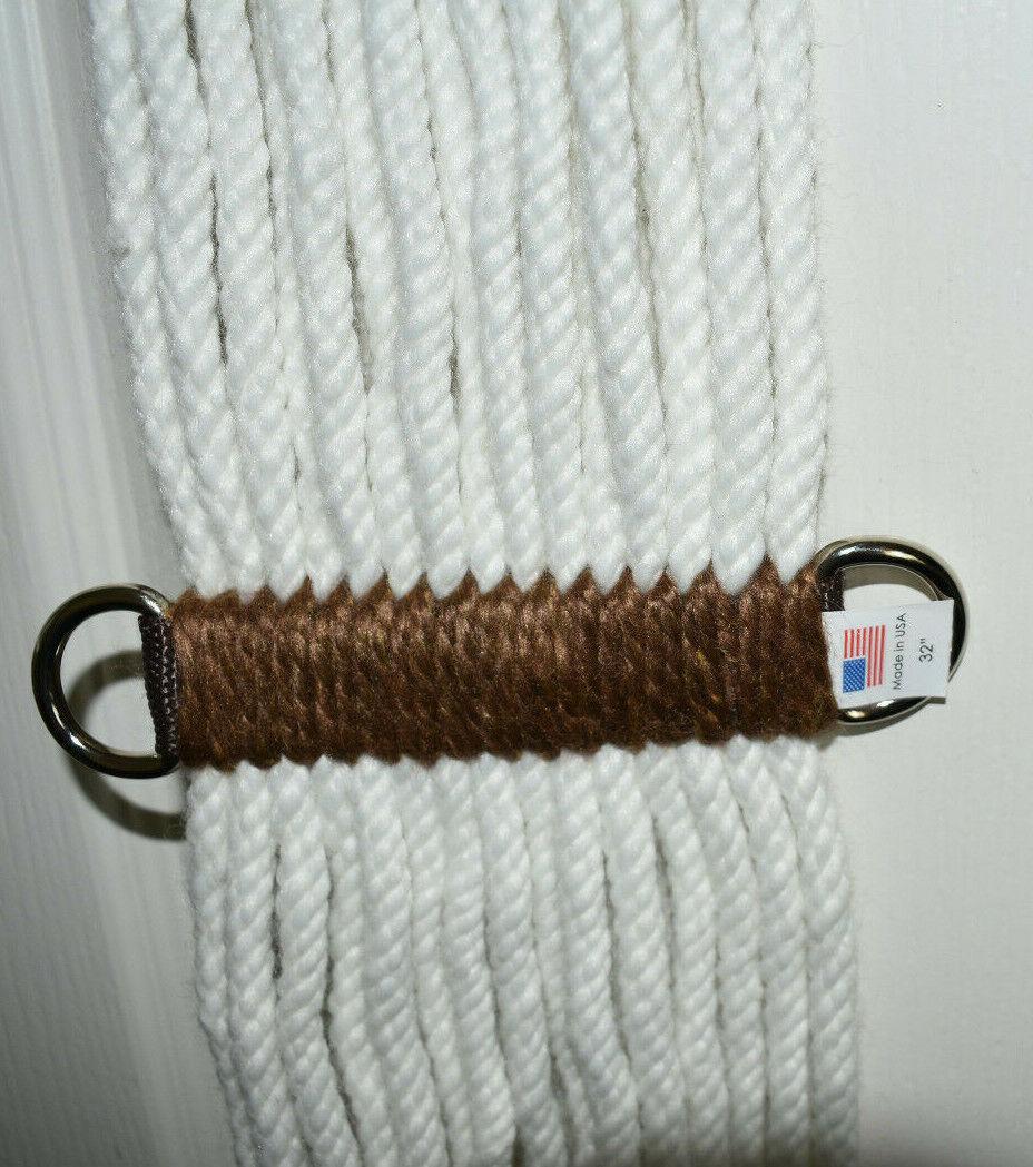 Mustang Manufacturing Pleasure Cinch White Rayon - Image 3