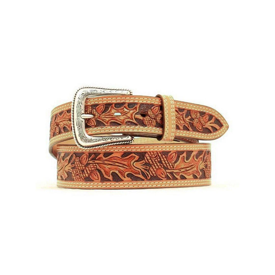 Nocona Men's Hand Tooled Belt - Image 7