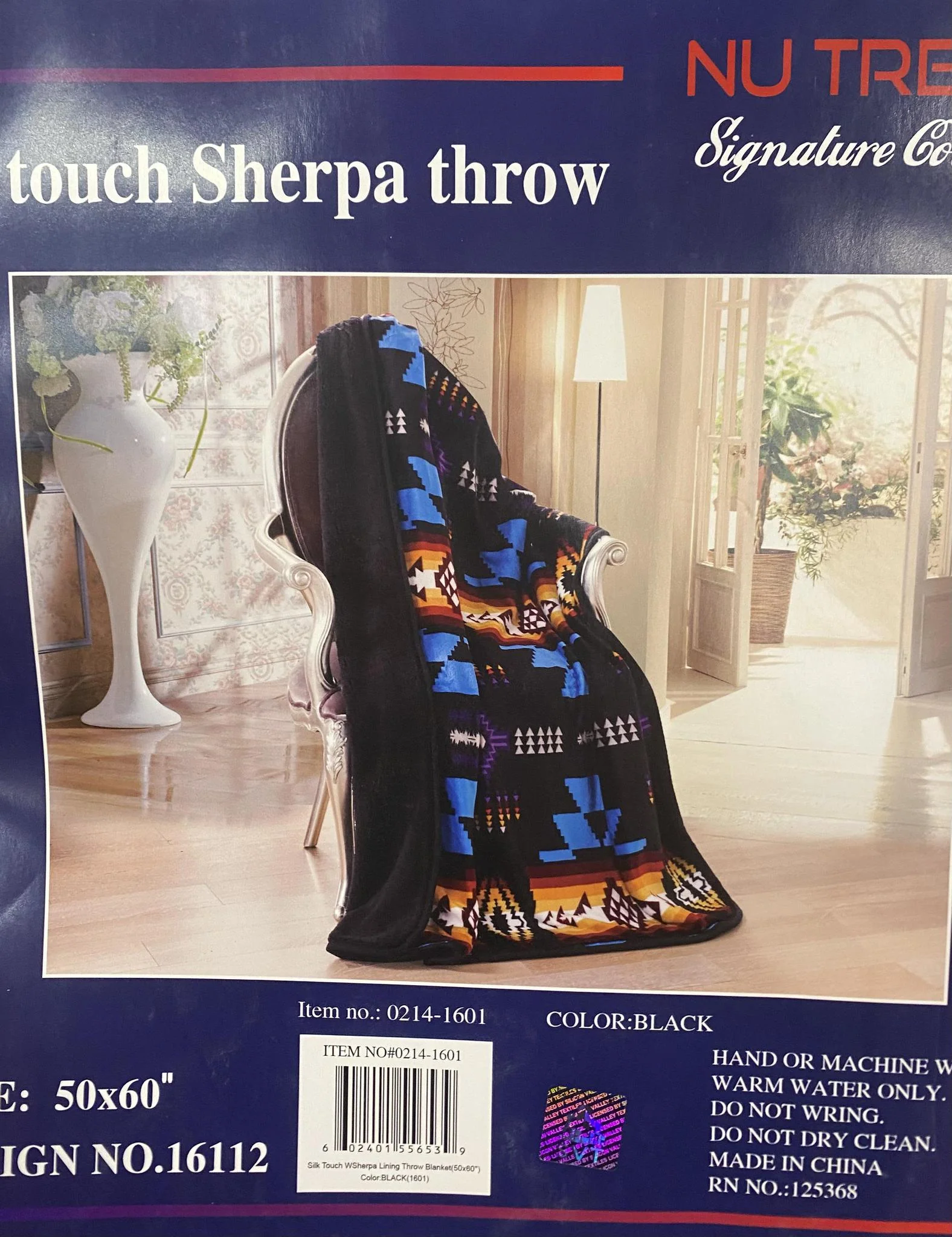 Nu Trendz Silk Touch Sherpa Throw - Image 5