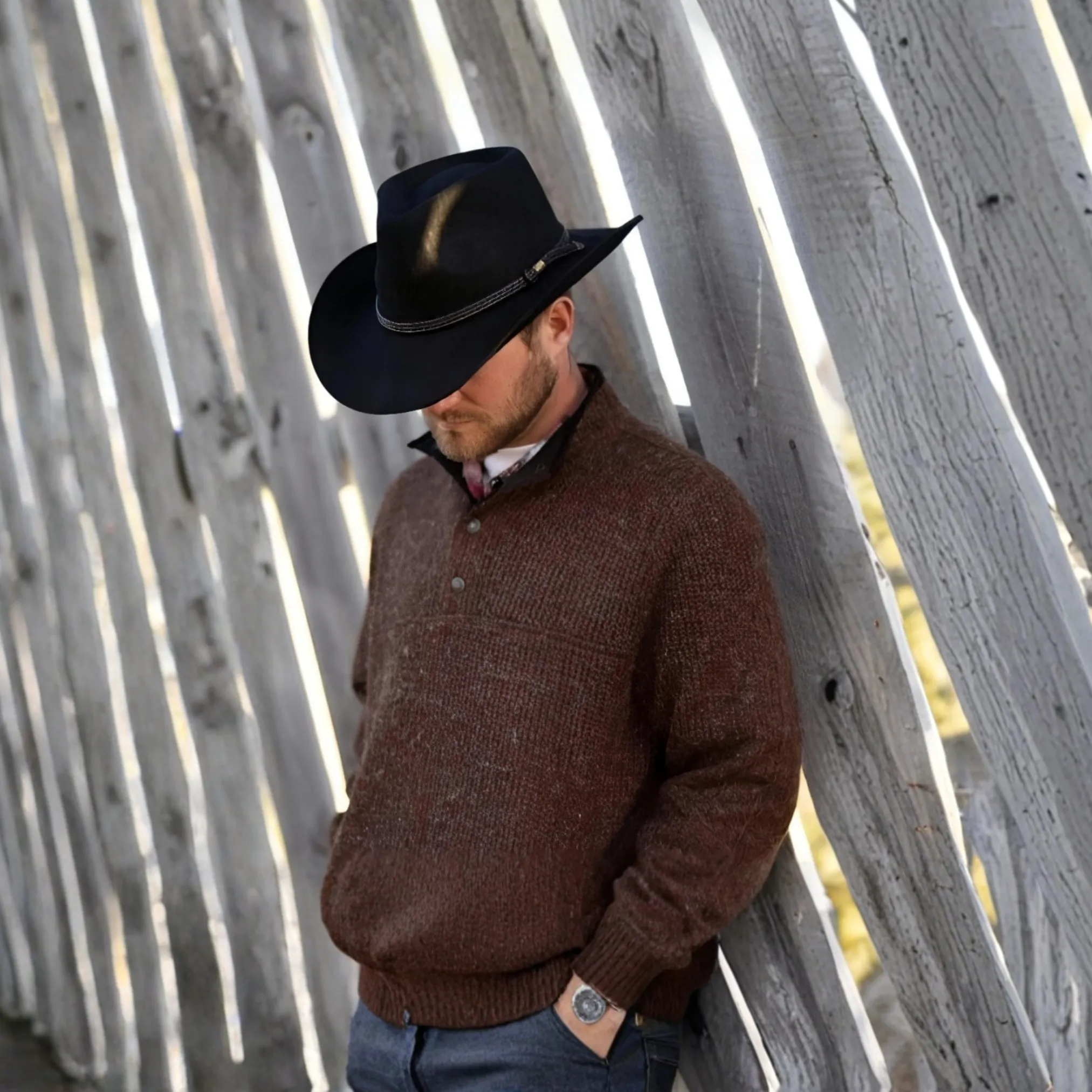 Outback Trading Unisex Hat Wool 3 1/4" Brim Forbes - Image 2