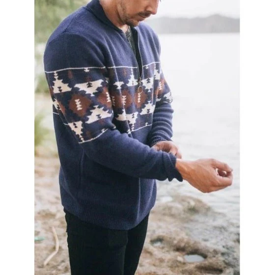 Outback Trading Men’s Sweater 1/4 Zip Dixon -Clearnace