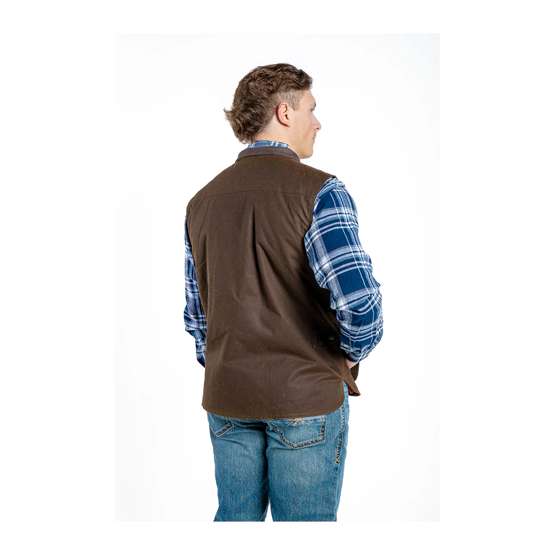 Outback Trading Company Men's Vest Overlander Oilskin - Image 3