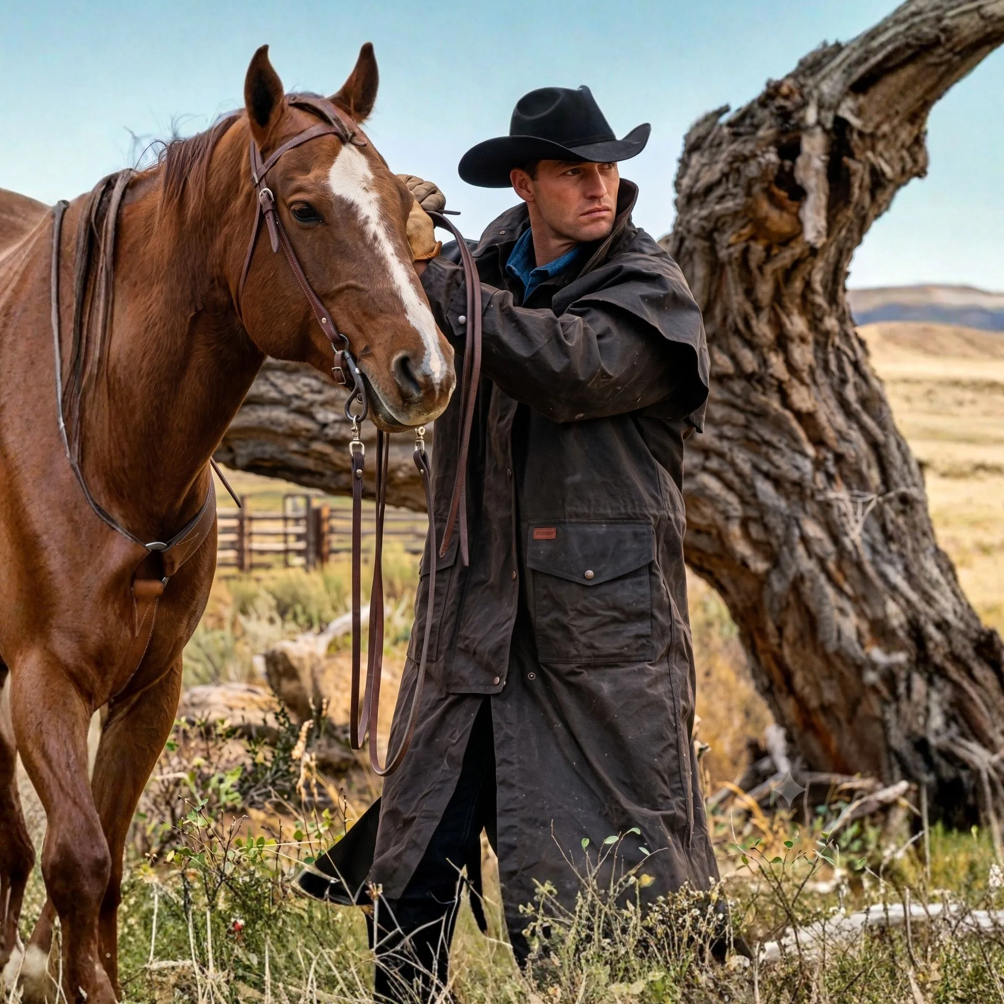 Outback Trading Co. Oilskin Low Rider Duster - Image 6