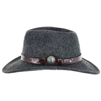 Outback Trading Unisex Hat Wool 3" Brim, 4-1/4" Crown, Collingsworth Grey 1305 - Image 2