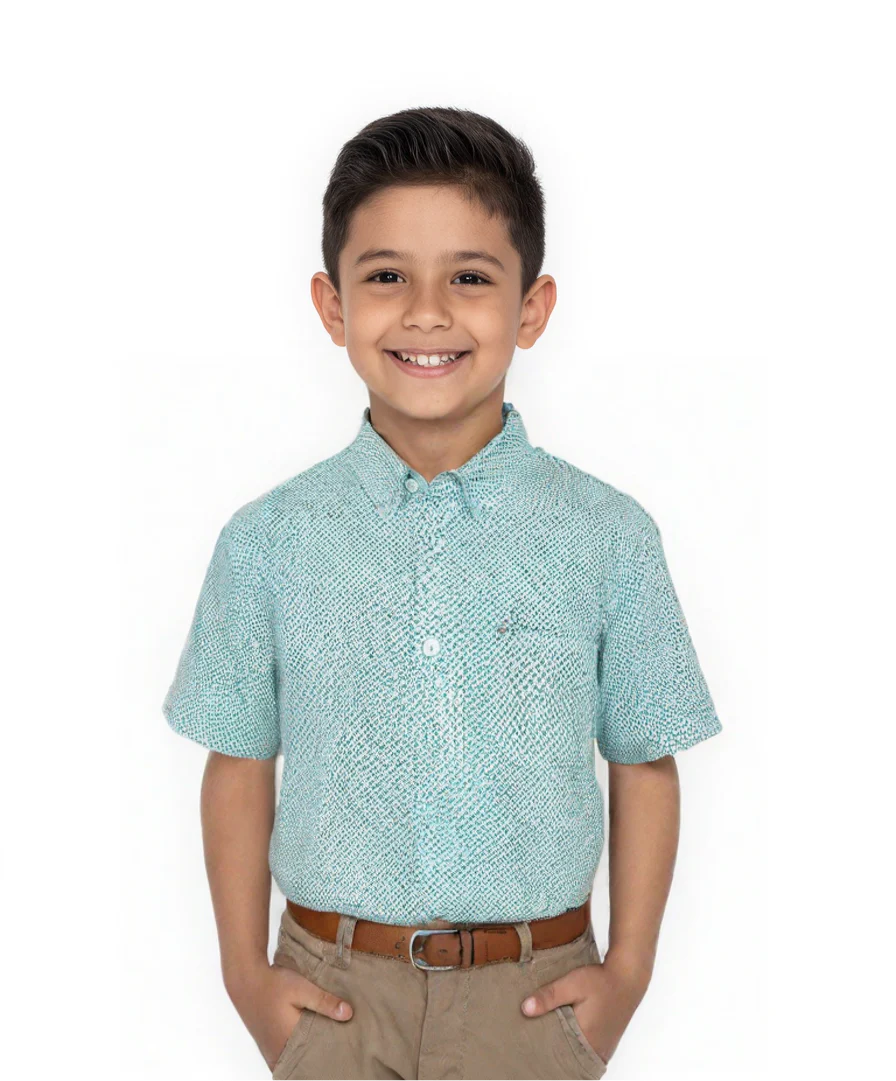 Panhandle Boy’s Shirt Western Short Sleeve Button Down - Image 5