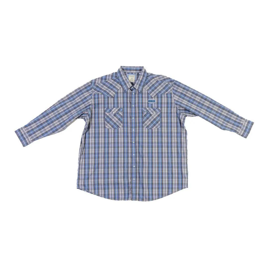 Panhandle Slim Men’s Flex Tech Long Sleeve Snap Shirt