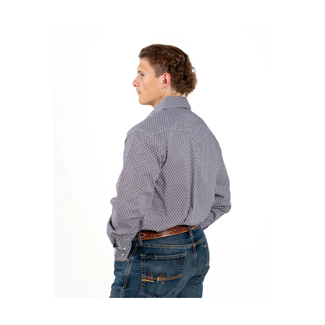 Panhandle Slim Men's 2 Pocket Long Sleeve Western Shirt - Image 2