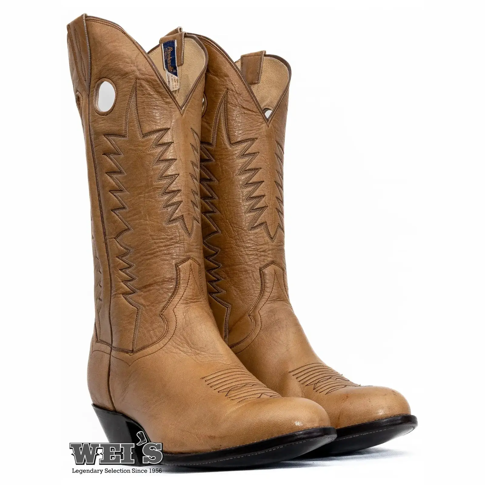 Panhandle Slim Men's Cowboy Boots 13" Cowhide R-toe - Image 2