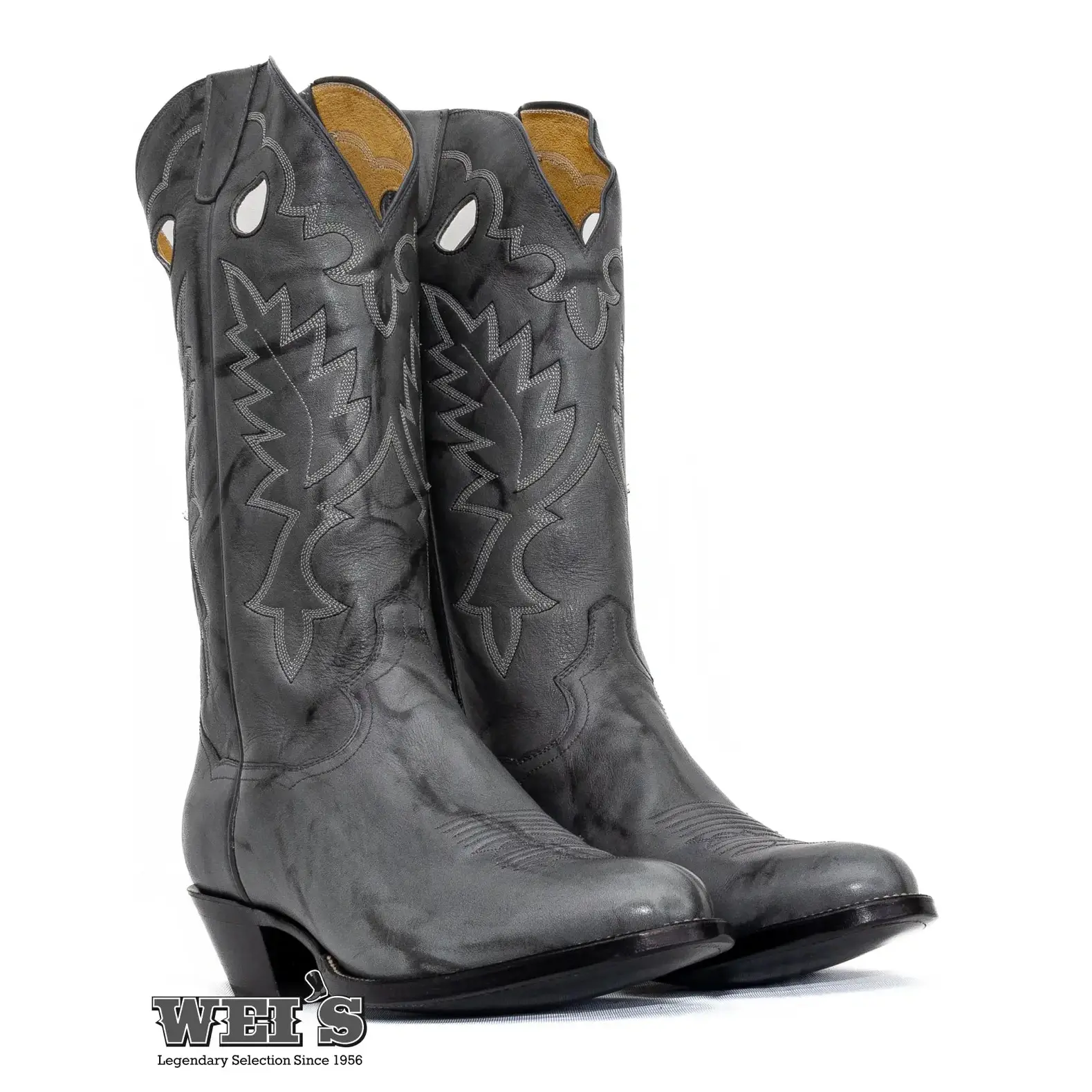 Panhandle Slim Men's Cowboy Boots 13" Cowhide R-toe - Image 2