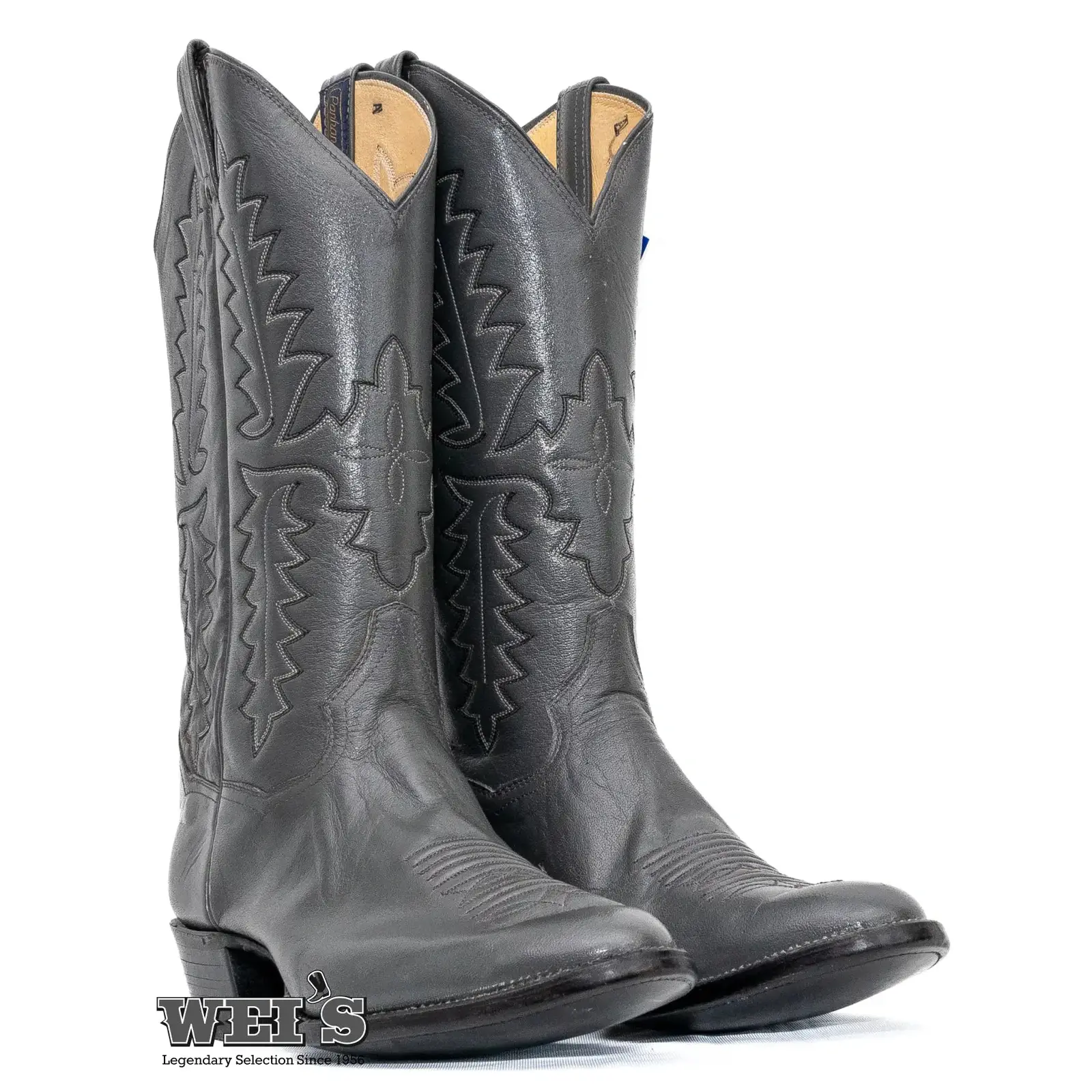 Panhandle Slim Men's Cowboy Boots 13" Cowhide R-toe - Image 2