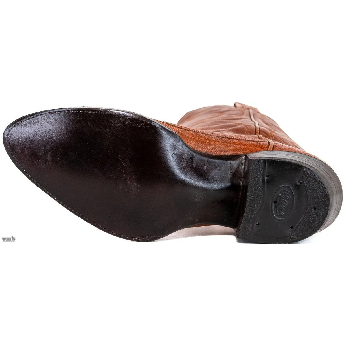 Panhandle Slim Men's Cowboy Boots 13" Exotic Lizard Cowboy Heel R Toe - Image 6