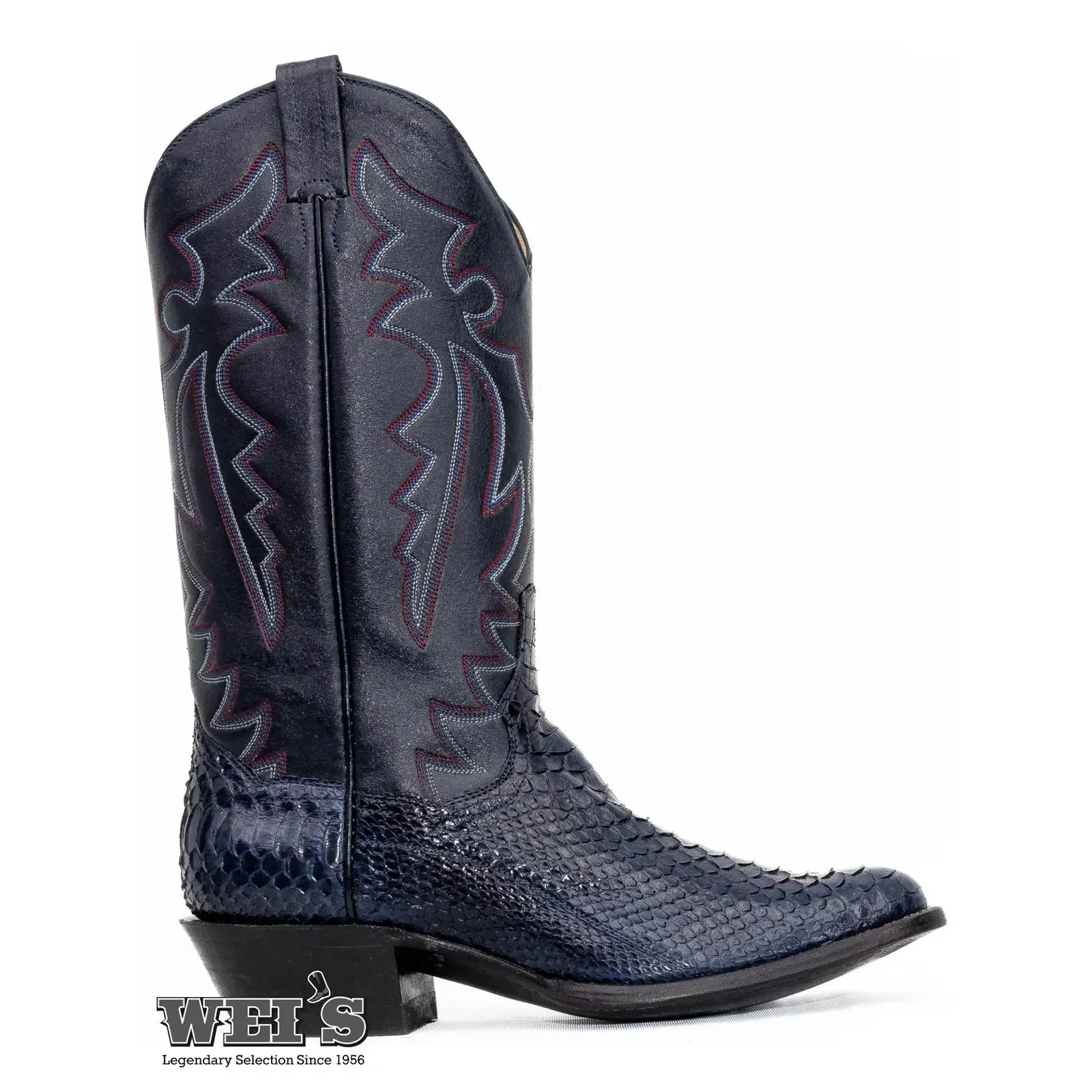 Panhandle Slim Men's Cowboy Boots 13" Exotic Python R-Toe