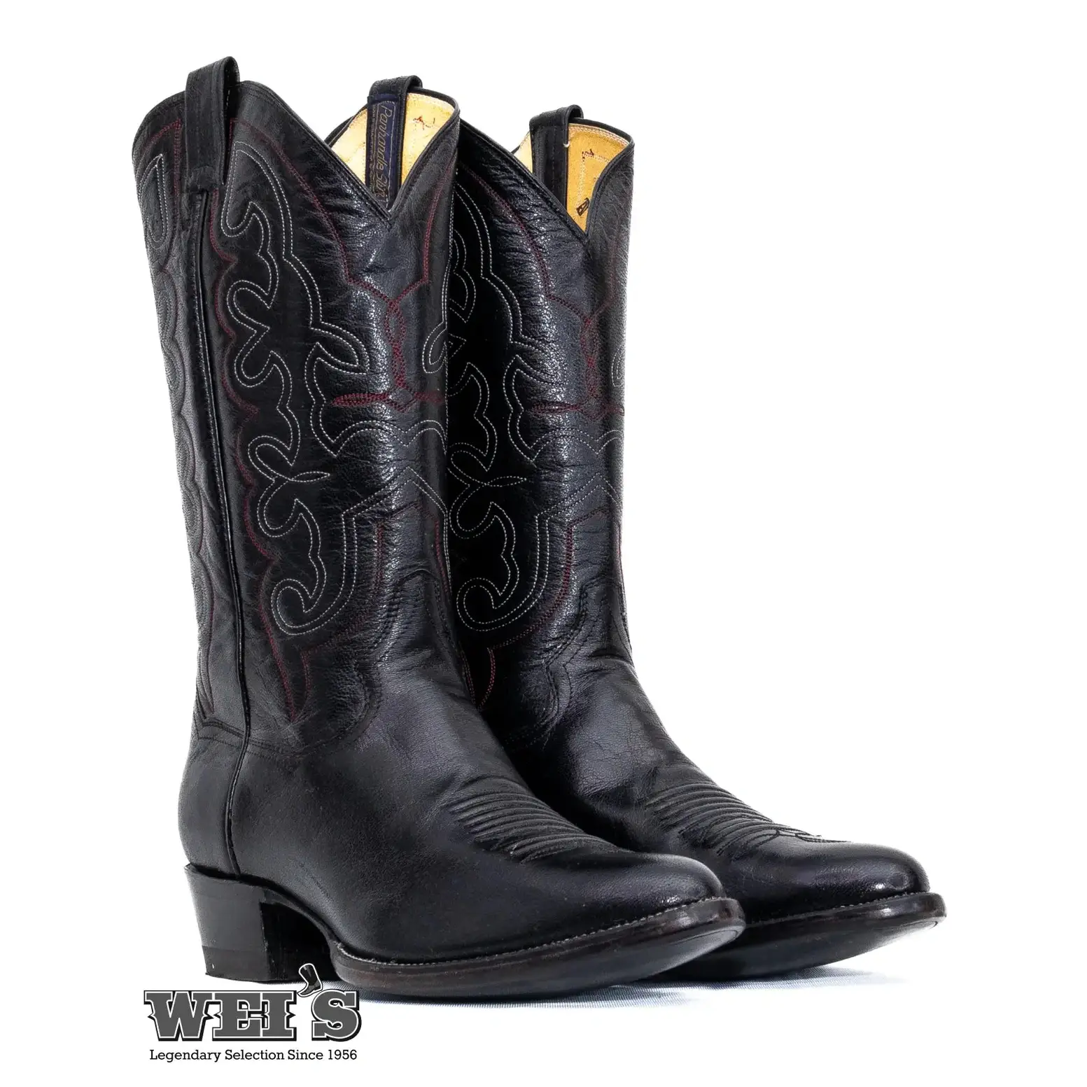 Panhandle Slim Men's Cowboy Boots 13" Goat R-toe - Image 2