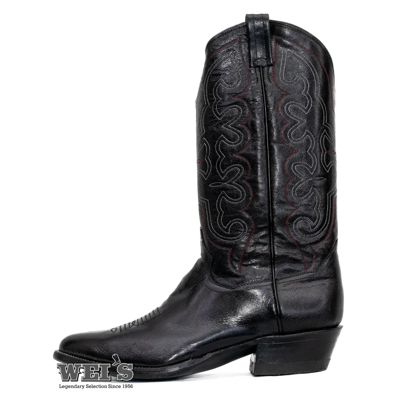 Panhandle Slim Men's Cowboy Boots 13" Goat R-toe - Image 3