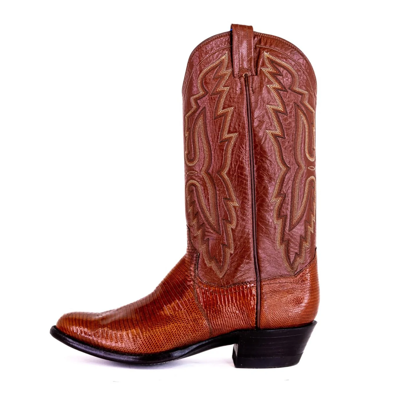 Panhandle Slim Men's Cowboy Boots 14" Exotic Lizard Cowboy Heel R Toe 6-LIZARD - Image 3