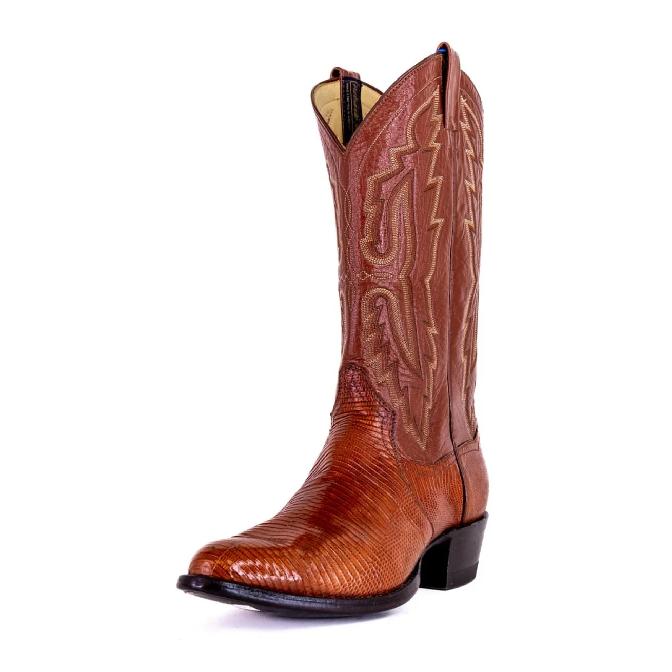 Panhandle Slim Men's Cowboy Boots 14" Exotic Lizard Cowboy Heel R Toe 6-LIZARD - Image 5