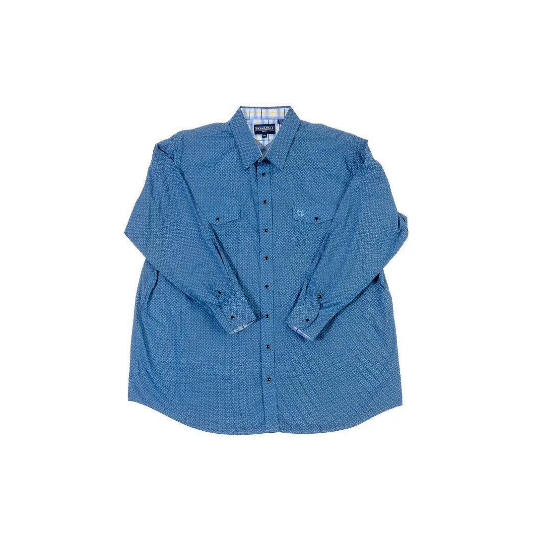 Panhandle Slim Men's Long Sleeves Micro Geo Print Shirt - Image 2