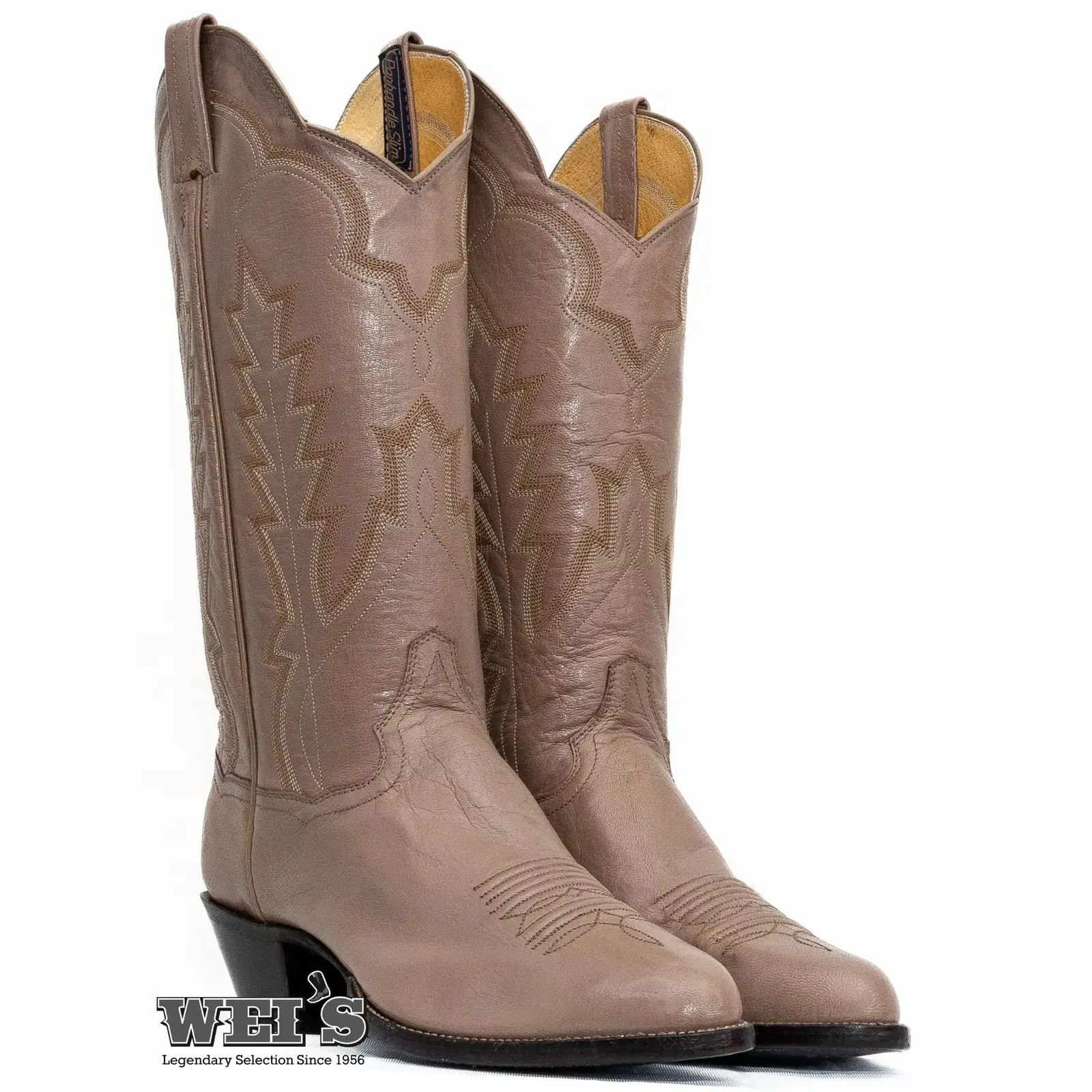Panhandle Slim Women's Cowgirl Boots 13" Cowhide R-Toe - Image 5