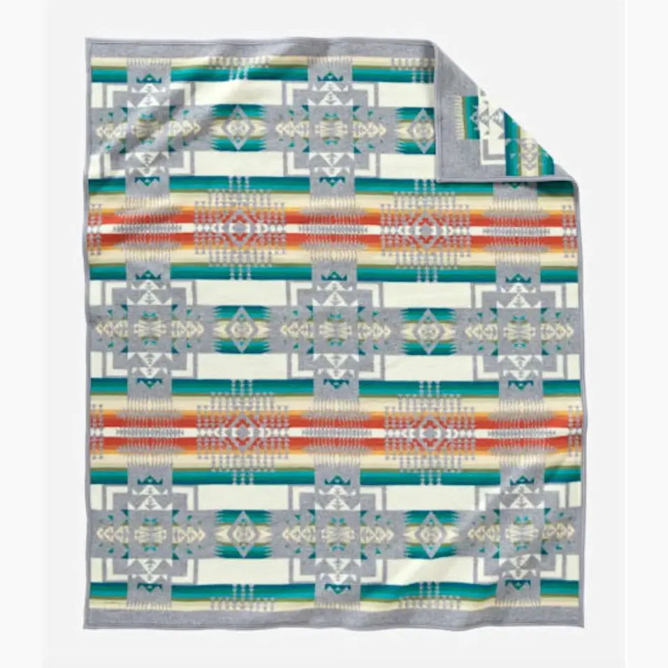 Pendleton Blanket Chief Joseph Grey Queen Size - Image 2
