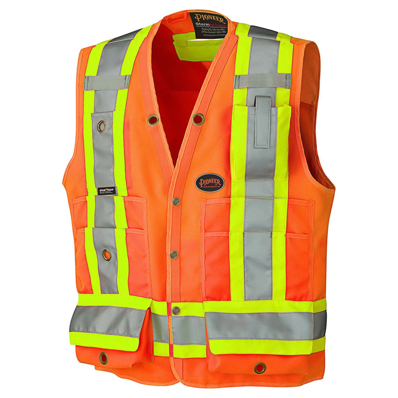 Pioneer 6692 Surveyor’s Safety Vest Hi-Viz Orange