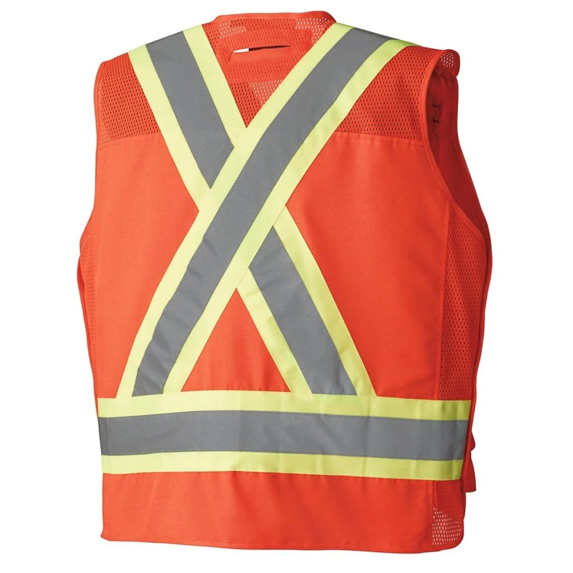 Pioneer Unisex Surveyor Vest Hi Vis Tear-Away Drop Shoulder - Image 2