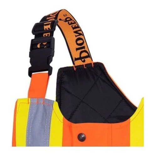 Pioneer Work Unisex Bib Overalls Hi-Viz Insulated Waterproof - Image 3