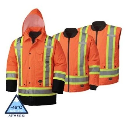 Pioneer Hi-Viz Parka 7-in-1 Waterproof Safety Jacket