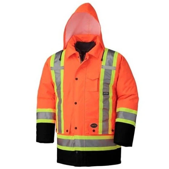 Pioneer Hi-Viz Parka 7-in-1 Waterproof Safety Jacket - Image 2