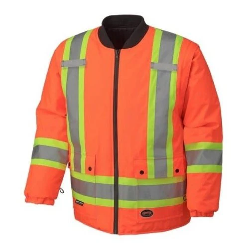 Pioneer Hi-Viz Parka 7-in-1 Waterproof Safety Jacket - Image 4