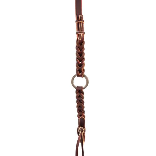 Professional's Choice Burgundy Bleeding Heart Ring Roping Rein