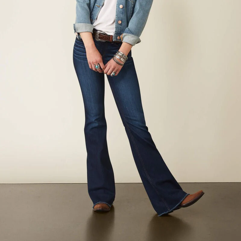 R.E.A.L. Perfect Rise Yrises Flare Jean-CLEARANCE