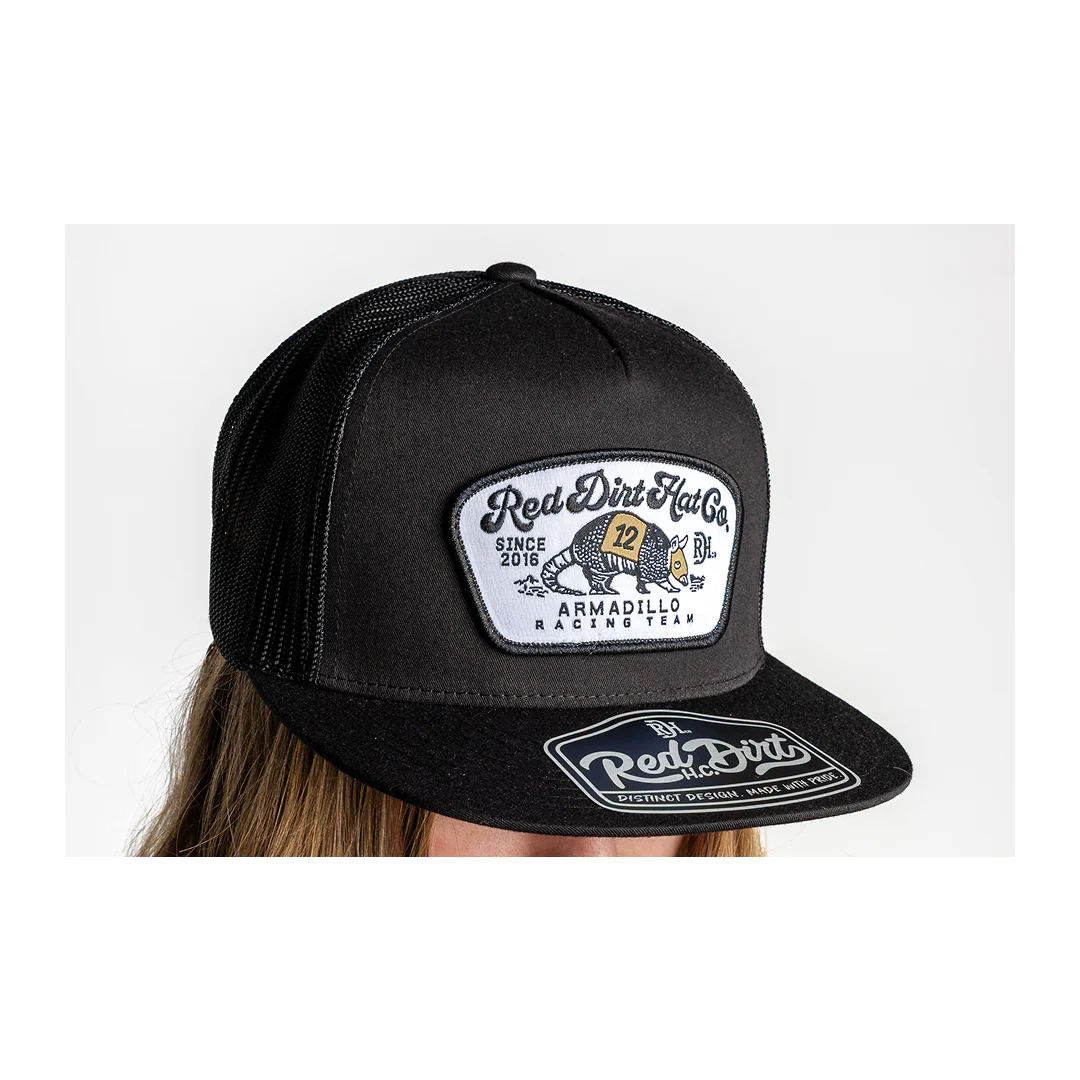 Red Dirt Hat Co Dos Armadillo Black Cap - Image 2