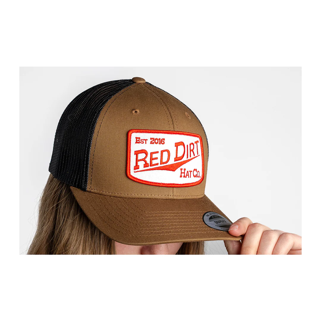 Red Dirt Hat Co Fillin' Station Coyote Brown w/ Black Cap