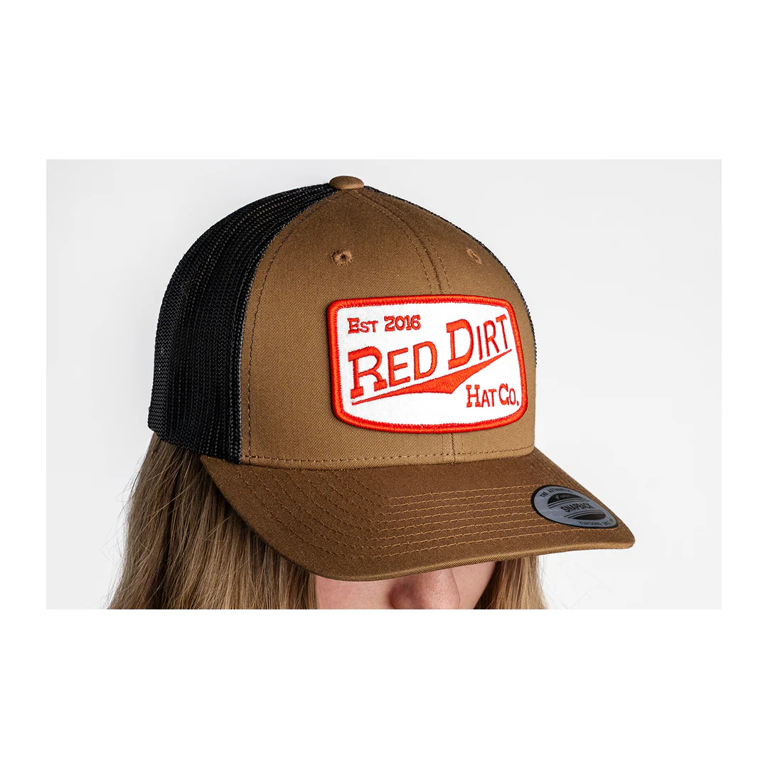 Red Dirt Hat Co Fillin' Station Coyote Brown w/ Black Cap - Image 2