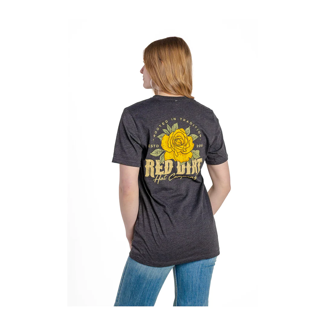 Red Dirt Hat Co Men's Dark Grey Back Graphic T-Shirt - Image 2