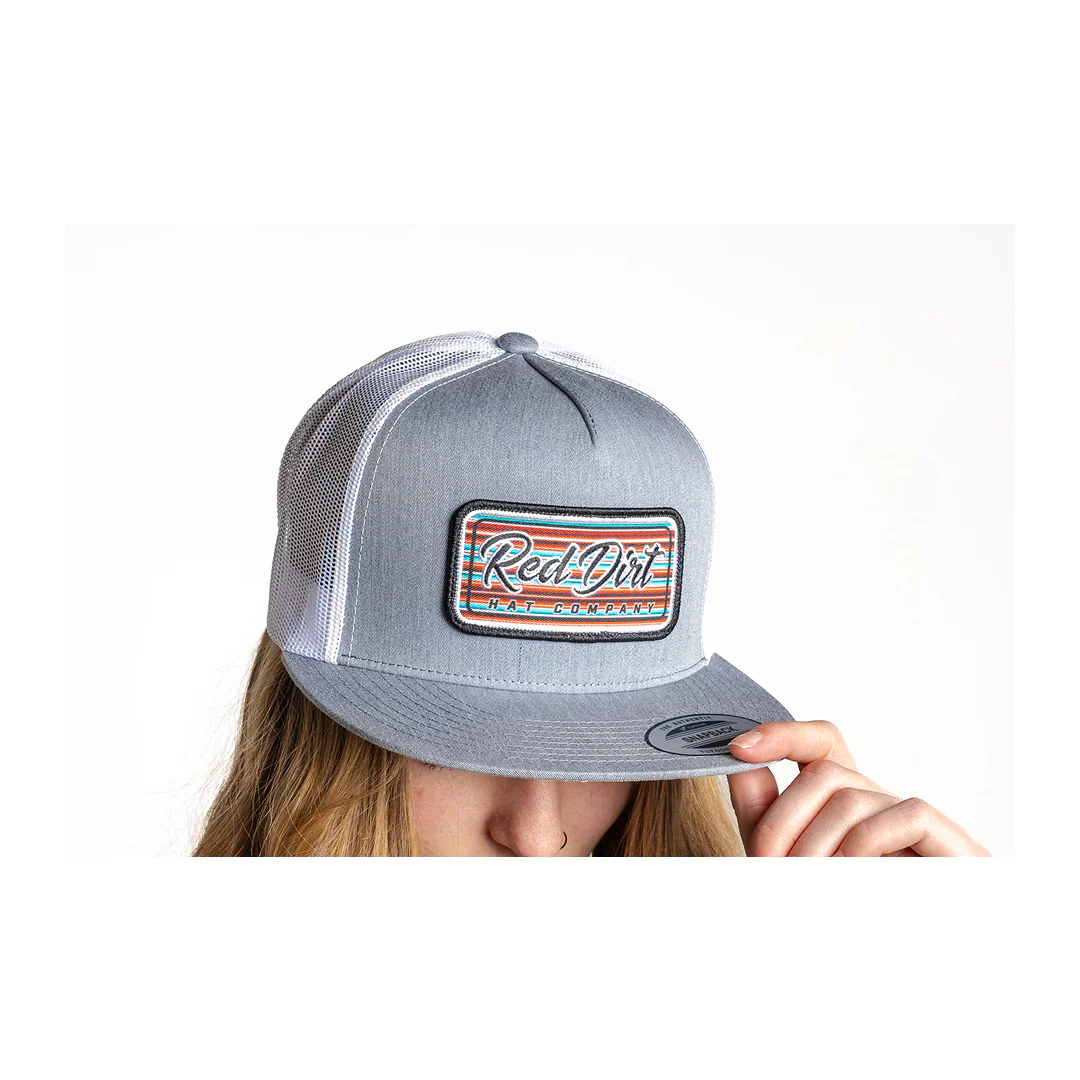 Red Dirt Hat Co Serape 2023 Heather Grey w/ White Cap