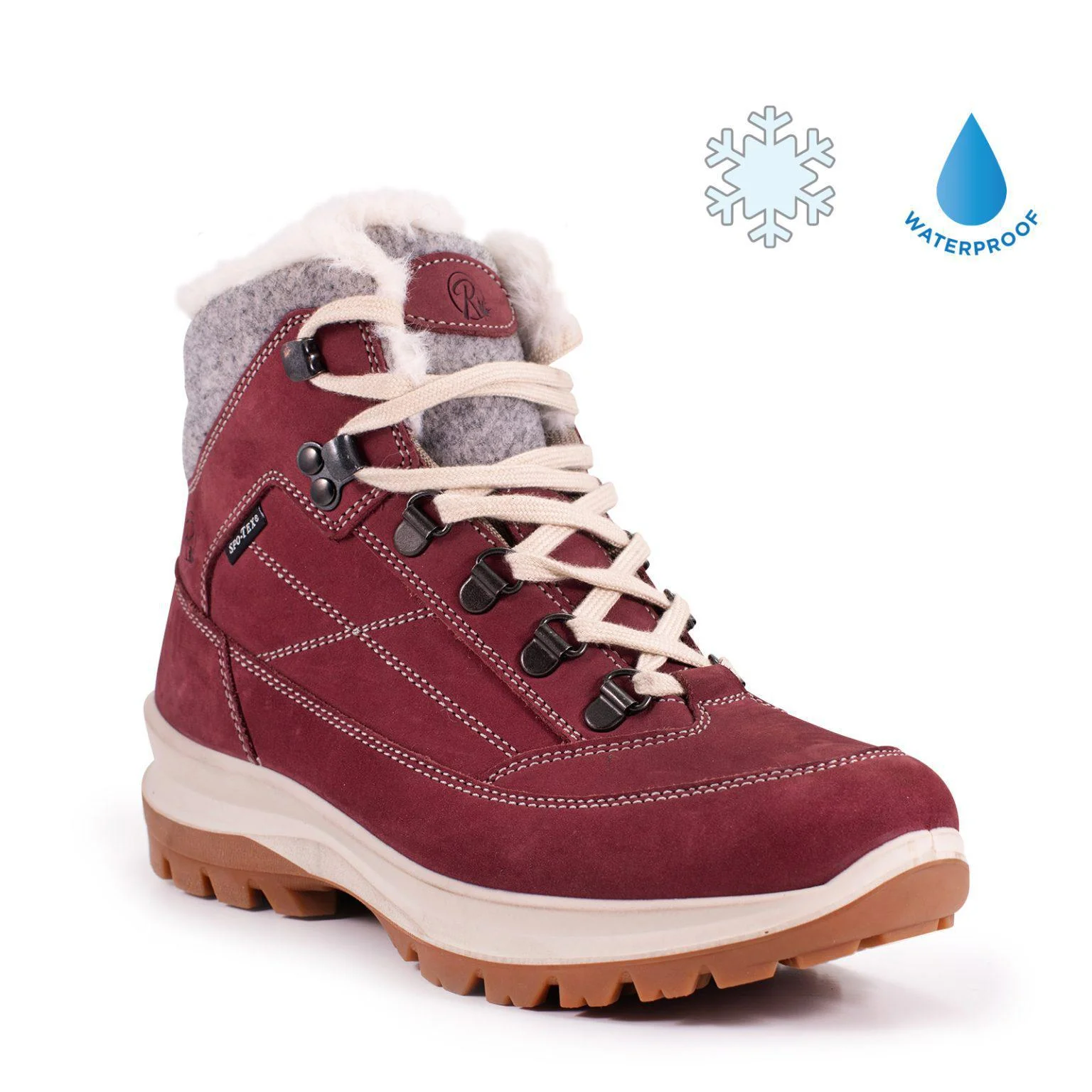 Redland Women's Winter Boot Banff Burgundy - Image 8