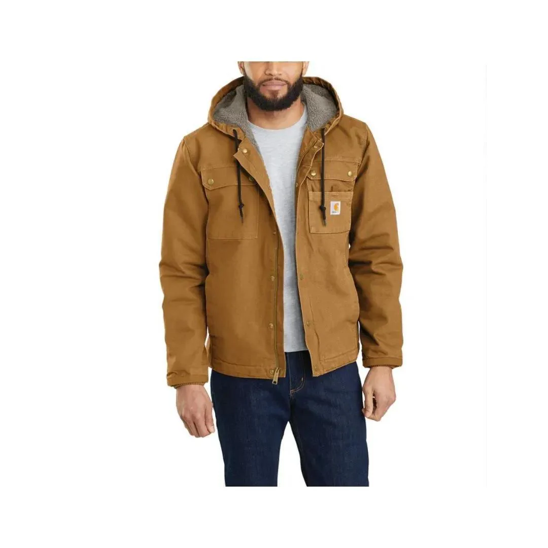 Carhartt Men’s Jacket Relaxed Fit Sherpa-Lined Washed Duck - Image 17