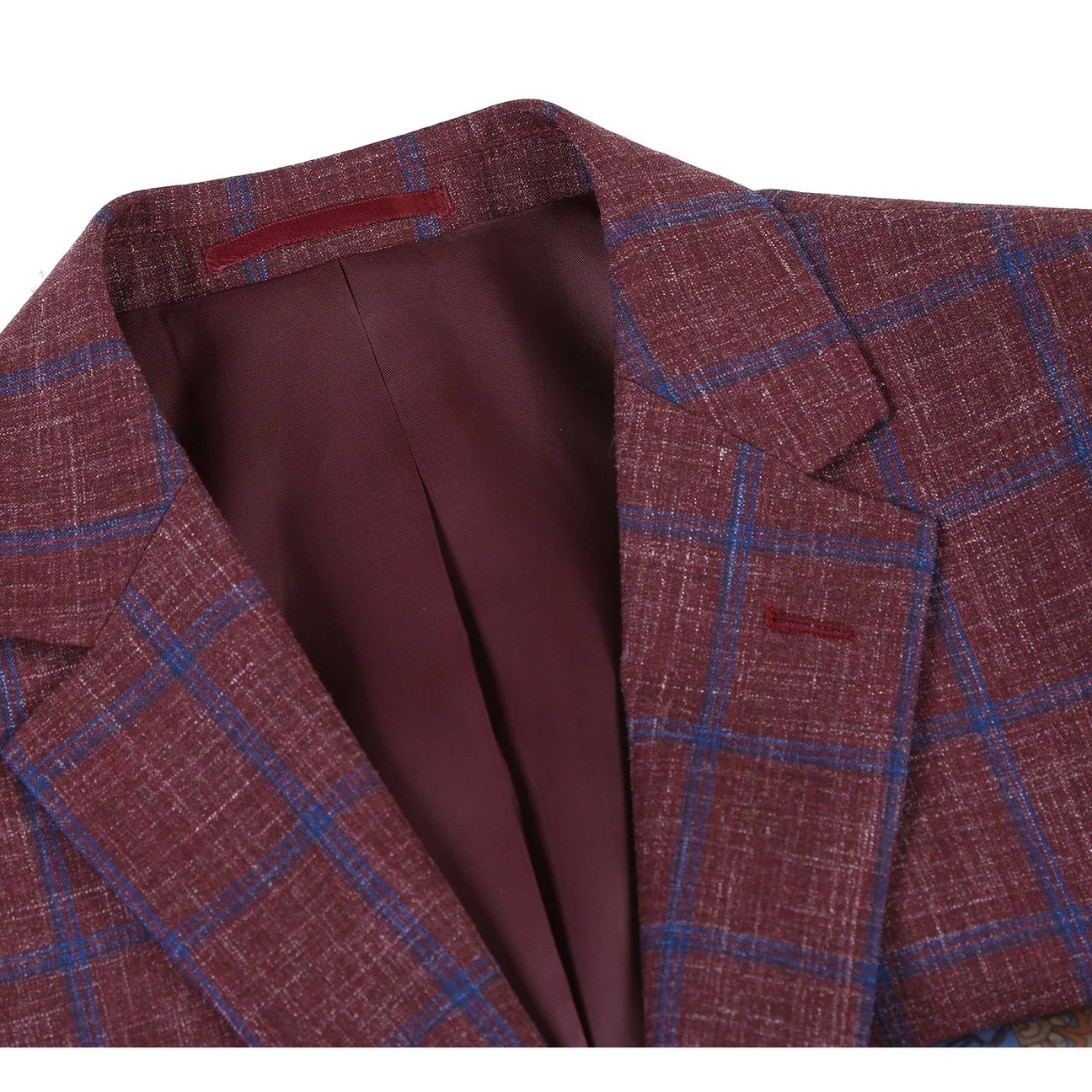 Renoir Men’s Sport Jacket Slim Fit Wool/Linen Single Breasted - Image 6
