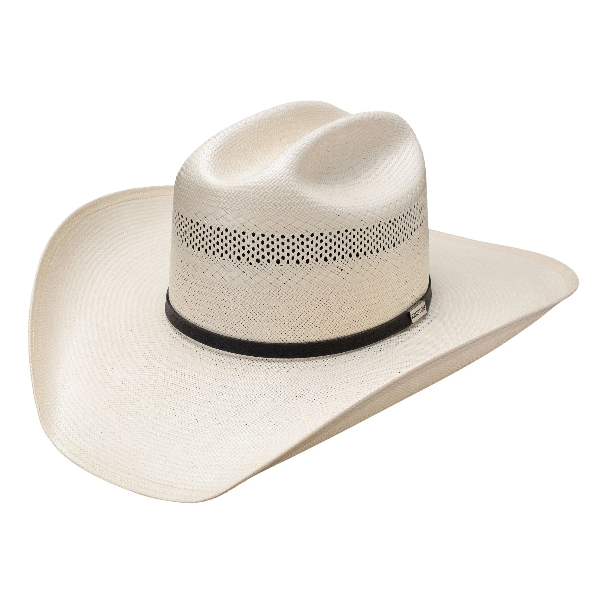 Resistol Cowboy Hat George Strait Mesa 10X Shantung Straw - Image 2
