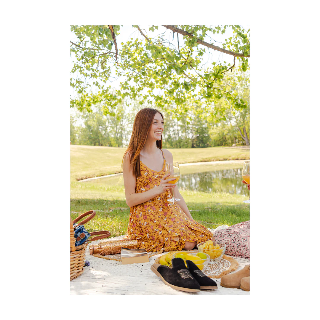 Rock and Roll Floral Print Godet Dress - Image 3