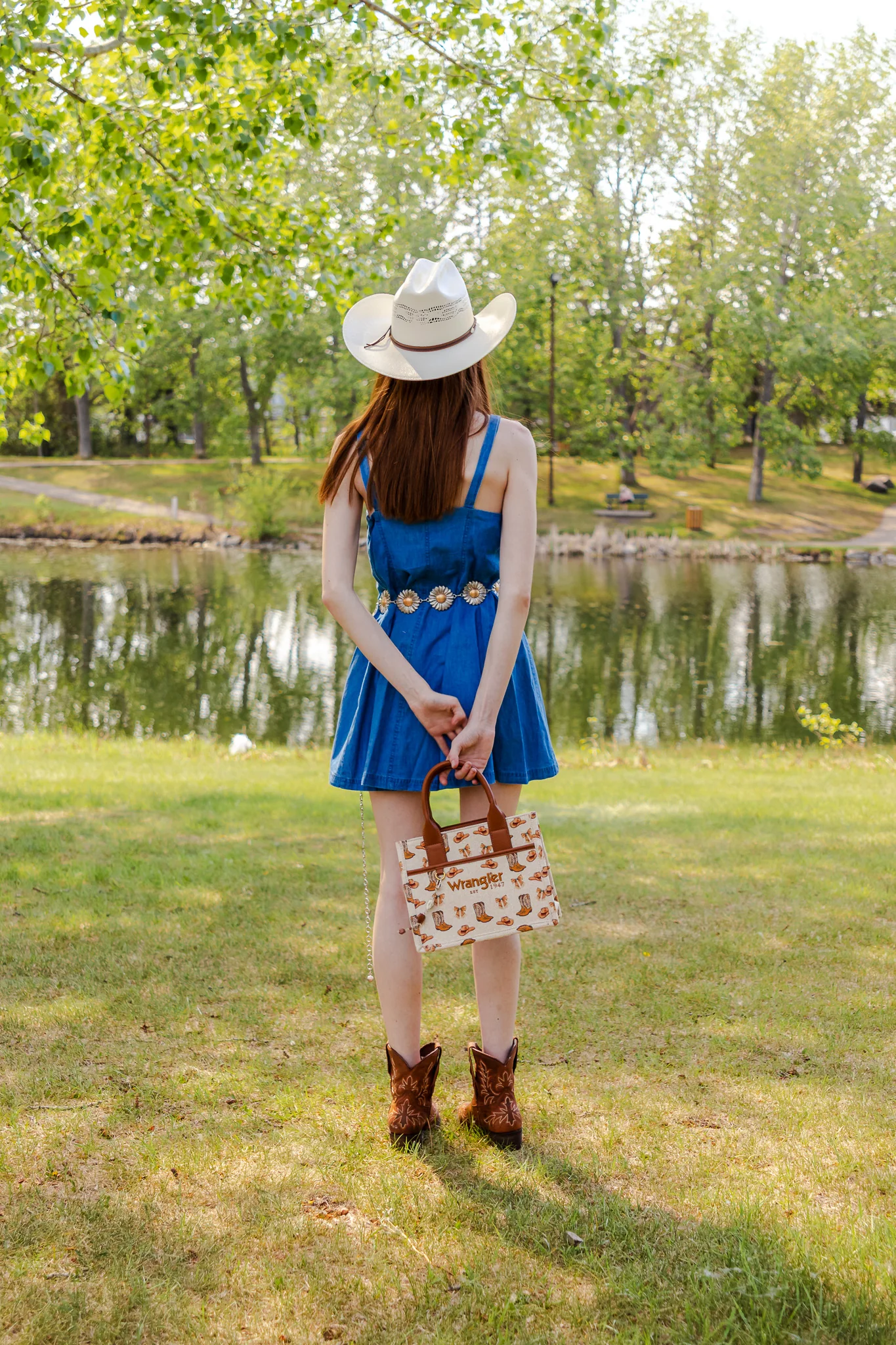Rock&Roll Buckle Denim Dress - Image 4