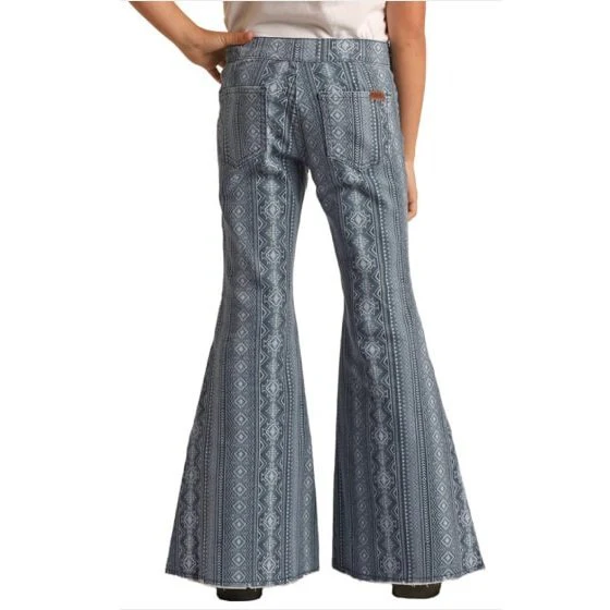 Rock & Roll Girl’s Jeans Bell Bottom Aztec- CLEARANCE - Image 8